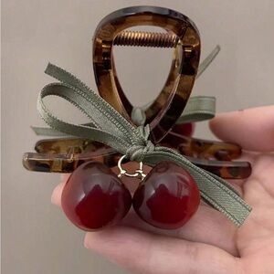 Hair clips cherry 🍒